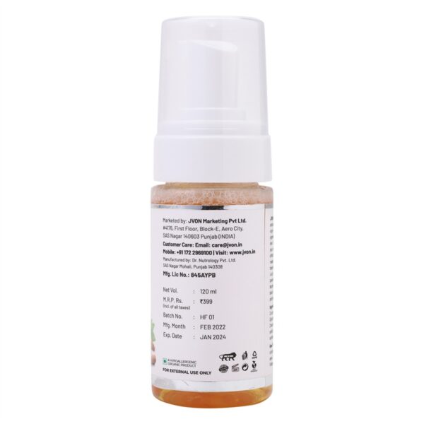 Haldi Chandan Foaming Face Wash 120ml - Image 3