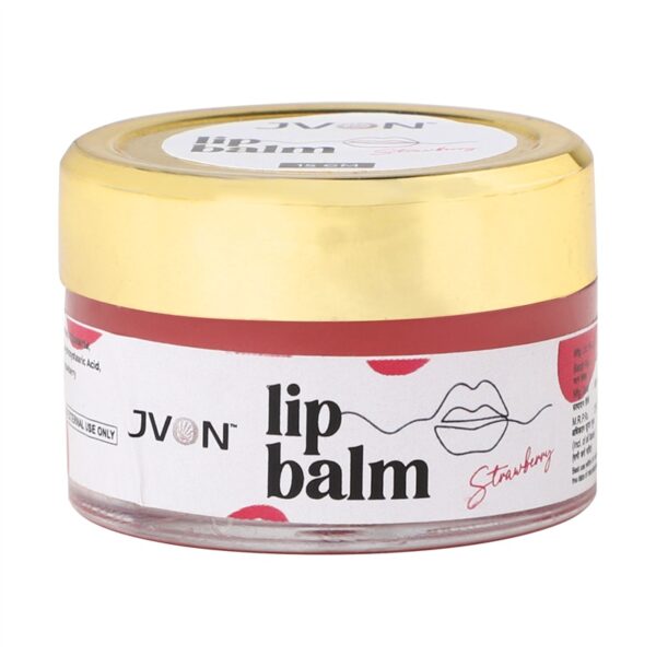 JVON Strawberry Lip Balm with Vitamin E 15gm